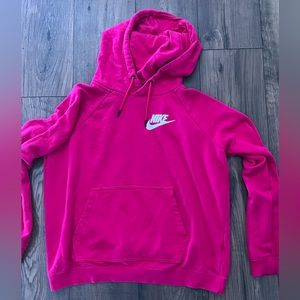 Pink nike hoodie